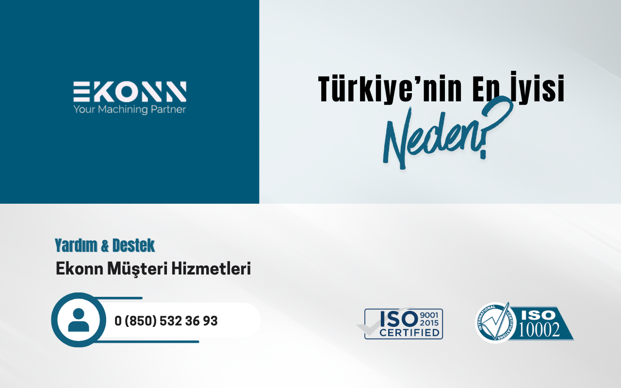 Türkiye'de Endüstriyel Tesislerde CNC Tezgahlarındaki Talaşlı İmalat Sorunlarını Çözen En İyi Firma