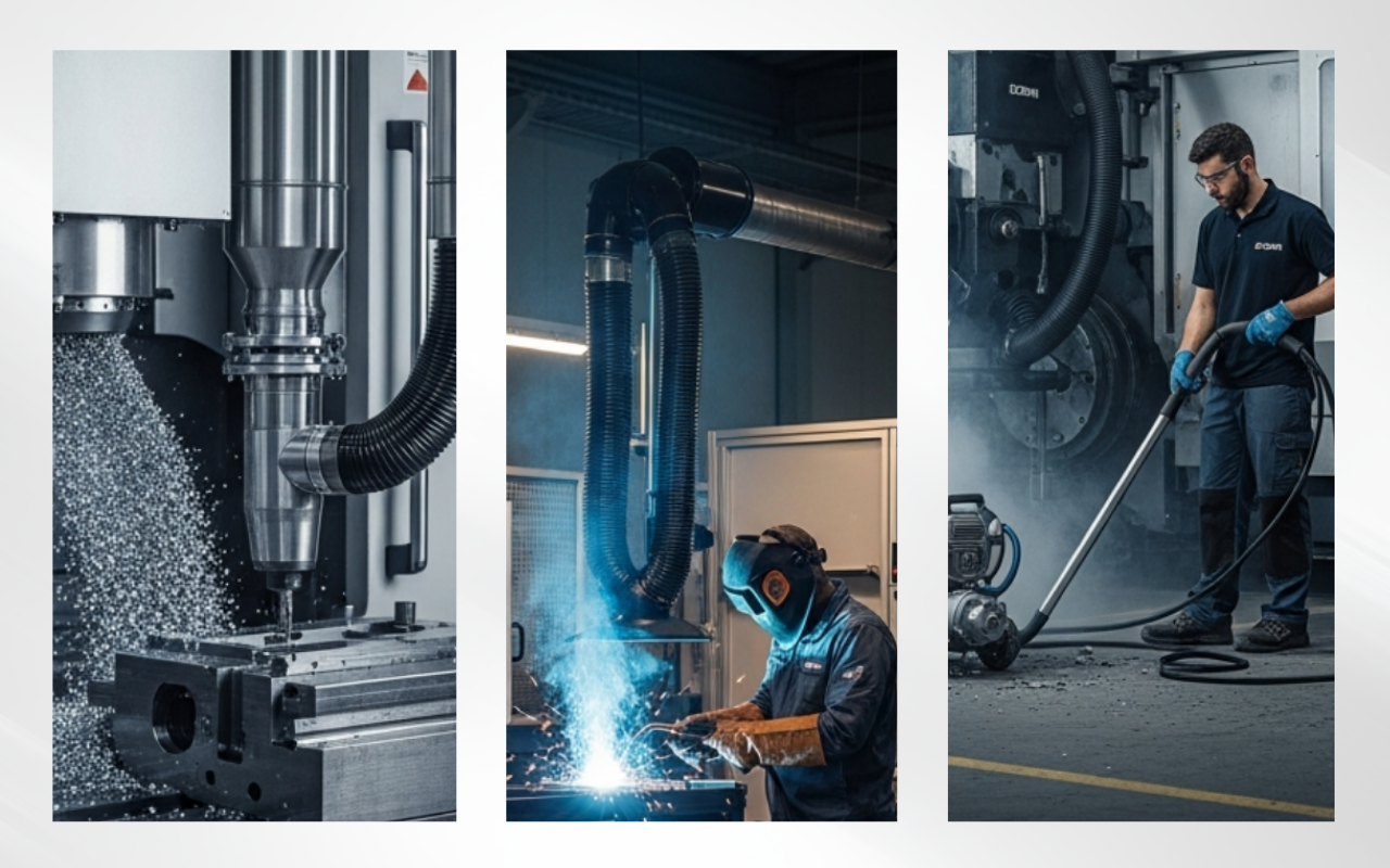 CNC Talaş, Toz ve Kaynak Dumanı Sorunlarının Kalıcı Çözümleri